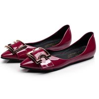 red flat shoes uk