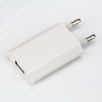 Wholesale 100pcs USB Charger EU V A W Portable Wall Charger for Mobile Phone USB Adapter for iphone s plus s samsung