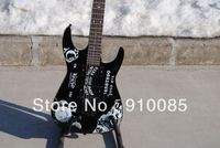 Wholesale 2013 Cassic style High quality BLACK KH OUIJA Limited Edition Kirk Hammett Signature ebony Electric Guitar