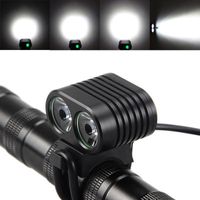 Wholesale 8000Lumen XM L2 LED Bicycle Headlight Bike Light Cycling Front Lamp Headlamp Modes Rechargeable Bike Flashlight Torch Bicycle Accessories