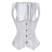 Wholesale underbust corset steel boned plus size vest basques corsets and bustiers lingerie for women top sexy corsetto shoulder strap