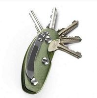 Wholesale EDC Convenient Key Holder Organizer Folder Clip Keyring Keychain Pocket Tool