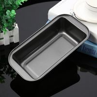 Wholesale DIY Cake Tools Rectangular non stick carbon steel toast mould cake pan Bread Loaf Pans cm