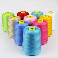Wholesale 8000 yards Sewing thread polyester sewing thread High speed polyester sewing thread Industrial Overlock Machine line free ship