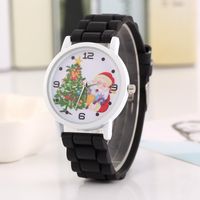 Wholesale The new series of Christmas stamp Christmas tree santa quartz watch children watch leisure table