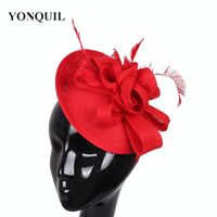 Wholesale 2018 NEW style Fascinator base with DIY flower adorn hat bridal DIY hair accessories elegant women s wedding chic headpiece craft
