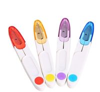 Wholesale 100pcs Cutter Scissor Cross stitch Sewing Mini Tool Embroidery Home Clipper Snip Tailor Thread Household Transparent Cover