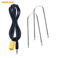 Wholesale FEELDO Car Stereo Aux input Cable Adaptor MM Audio Player Radio Removal Tool For Fiat Grande Punto Alfa