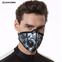 Wholesale XINTOWN Men Women Bike Mask Outdoor Training Exercise Mask Face Activated Carbon Dust proof Cycling Face Anti Pollution