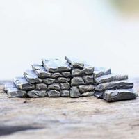 Wholesale Gray Stone Step Path Stair Miniature Fairy Garden Home Houses Decoration Mini Craft Micro Landscaping Decor DIY Accessories