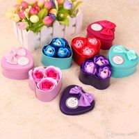 Wholesale Scented Rose Soap Flower Vivid Body Bath Bouquet For Wedding Mother Valentines Day Decoration Artificial Flowers Hot Sale mw dd