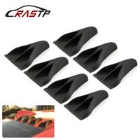 Wholesale RASTP Universal Auto Car Vehicle Roof Shark Tail Fin Black Vortex Decoration Kit Black RS LKT024