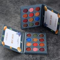 Wholesale Dropshipping New Arrival HANDAIYAN Colors Eyeshadow Palette Cosmetics Matte Glitter Shimmer Eye Shadow Makeup Give it to me and Blue Ocean