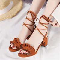 Wholesale Wholesales Roman shoes Pretty Sandals Sheepskin Horse Hair Patchwork Mixed Color Flat Shoes Casual Gladiator Large size