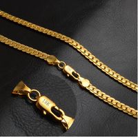 Wholesale limited sale Korean jewelry European and American hot jewelry gold fine MM full body K rose gold necklace mixed batch