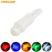 Wholesale FEELDO Color T5 Car LED Light Convex LED Wedge Base for Dashboards Gauge bulbs