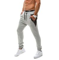 Wholesale Men s Pants Sports Fitness Stretch Cotton Mens Jogging Zipper Pocket Body Building Jogger Outdoor