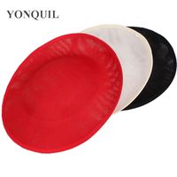 Wholesale 2017 fashion CM Fascinator Base oval shape colors Sinamay hat bridal wedding hair accessories DIY Royal ascot hat party headwear material
