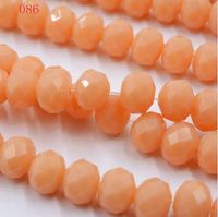 Wholesale FLTMRH Crystal Beads x4mm Rondelle Glass Beads Charmly Clear Created DIY Jewelry Faceted Glass Crystal Beads