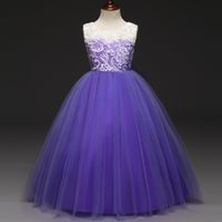 vestido roxo para criança