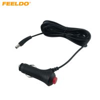 Wholesale FEELDO DC V V Connector Adapter To Car Cigarette Lighter Socket Plug With ON OFF Push Switch And Wire Cable