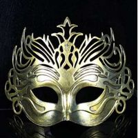 Wholesale Roman Soldier Male Filigree Laser Cut Men Venetian Masquerade Eye Masks Party Halloween Cosplay Wedding Mardi Gras Ball Masks