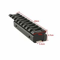 Wholesale Tactical tail Scope Extend Mount mm to mm Picatinny Weaver Rail Adapter Fits dovetail mm rail