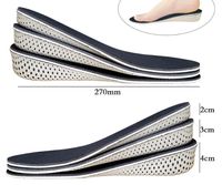Wholesale Men Women Height Increase Insole Comfortable Eva CM Height Increase Elevator Heel lifts Shoe Insole Inserts Pad