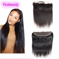 Wholesale Malaysian X4 Lace Frontal Straight Hair Free Part Ear To Ear by Lace Color Middle Brown Human Hair