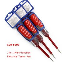 Wholesale Double Head Electrical Tester Pen V Screwdriver Power Detector Probe Industry Voltage Test Pen Screwdriver Detector