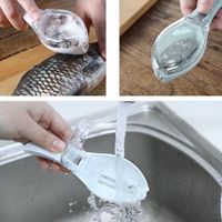 Wholesale Creative Multipurpose Home Kitchen Garden Cooking Tool Clean Convenient Scraping Scale Kill Fish With Knife Machine DHL