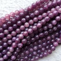 Wholesale Natural Genuine Pink Purple Lepidolite Stone Round Loose Gemstone Stone Beads mm quot