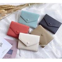 Wholesale Leather Wallet for women leather multicolor coin purse lady short wallet purse lady Card holder classic mini zipper pocket
