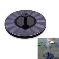 Fontaine Décorative Solaire De Pompe à Eau D Arrosage Actionnée Solaire Qui Respecte L Environnement Solaire De Bateau Pour Le Réservoir De Poissons D