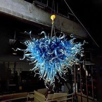 100% Hand Made Blown Glass Chandelier Coloured Art Glass Modern Ceiling Decorative Hotel Decor LED Light Source Chandelier 2020 from fashionartglass, 100% Hand Made Blown Glass Chandelier Coloured Art Glass Modern Ceiling Decorative Hotel Decor LED Light Source Chandelier 2020 from fashionartglass,