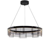 Wholesale Post Modern glass led pendant lights Dia cm circular gray glass living dining room kitchen bedroom creative suspension lamp