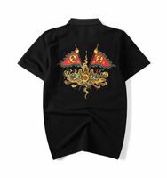 Wholesale Men s women s cotton tops summer embroidered T shirts casual Tees Chinese style street hip hop clothing R1M810TP
