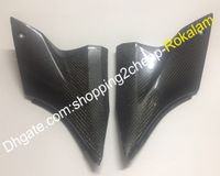 Wholesale 2 x Carbon Fiber Tank Side Covers Panels Motorcycle Kit For Kawasaki ZX R ZX10R ZX R Cover Panel