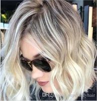 Peluca Larga Del Pelo Rizado De Color Gris Oro Peluca Teñida Pelucas Sintéticas Cortas De Las Mujeres Femeninas Postizo Hairpieces Pelucas De Pelo