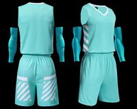 Wholesale 2019 New Blank Basketball jerseys printed logo Mens size S XXL cheap price fast shipping good quality Cool TEAL CTL001