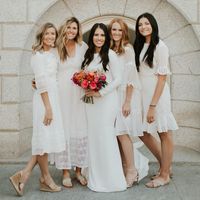 Wholesale 2019 Simple Mermaid Wedding Dresses Long Sleeves Elegant Country Western Women LDS Modest Bridal Gowns Custom Made