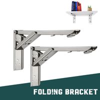 Amazon Com Sumnacon Sturdy Folding Shelf Brackets Heavy Duty
