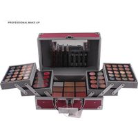 Wholesale New Pattern Professional Makeup Palette Cosmetic Box Bronzers Highlighters Blush Make up Face Powder Case Eye Shadow Kits