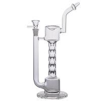 Wholesale 11 in Lighters for Vaporizer Lighter Upline Water Pipe with Spline Perc Glass Bong Oil Rig Pipes