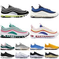 Nike Air Max 2019 QS 97 Cushion Sneakers Designer Sport Zapatillas Triple Negro Metallic Gold Blue Bullet Mustard Hombres Mujeres Sneakers 36 45 Compre Nike Air Max 97 Hombres Mujeres Zapatos Para Correr Gamuza Triple Negro Plata Oro Bullet Metallic Pack Mustard Designer Trainer Sport Sneaker