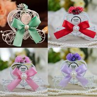 Wholesale Heart shaped Carriage Candy Box Gift Sweets Boxes Birthday Party Wedding Favours Decoration Xmas Anniversary Shower Gift Wrap