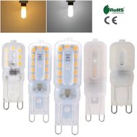 G9 3W 5W 7W Dimmable LED Corn Bulb Light Silicone Crystal Halogen Lamp 110V 220V