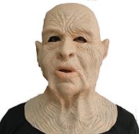 Wholesale Hot Sale High Quality Celebrity male Face Old men latex Fancy Dress Costume rubber realistic old man mask