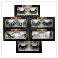 Wholesale 10 style new hot selling mm false eyelash d mink hair d three dimensional messy bushy eyelashes pair