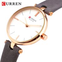 Wholesale CURREN Top Brand Fashion Ladies Watches High Quality Women Leather Analog Quartz Waterproof Wristwatch Thin Casual Female Reloj Mujer